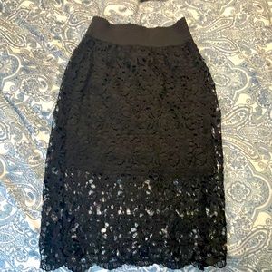 Lacey black skirt